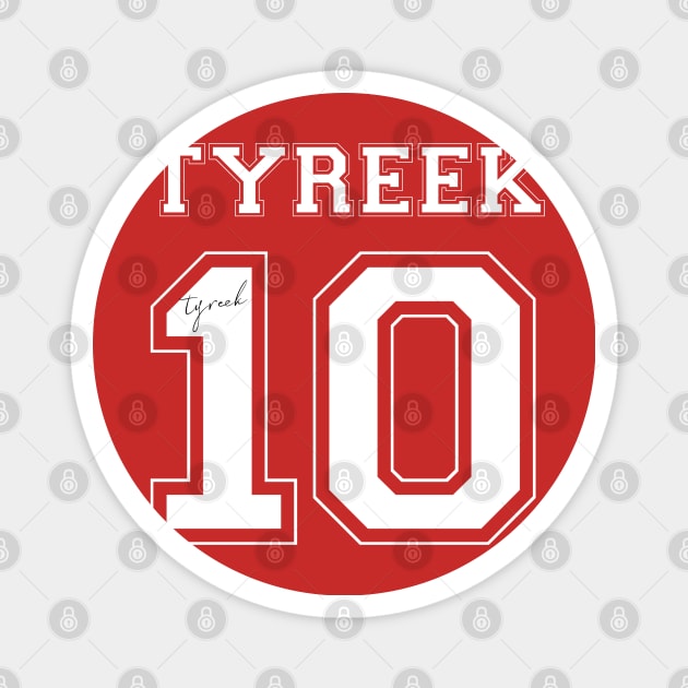 tyreek hill Magnet by youne street